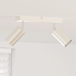 vidaXL Griestu prožektors Niķelis 26 x 5,5 x 16,5 cm Metāla