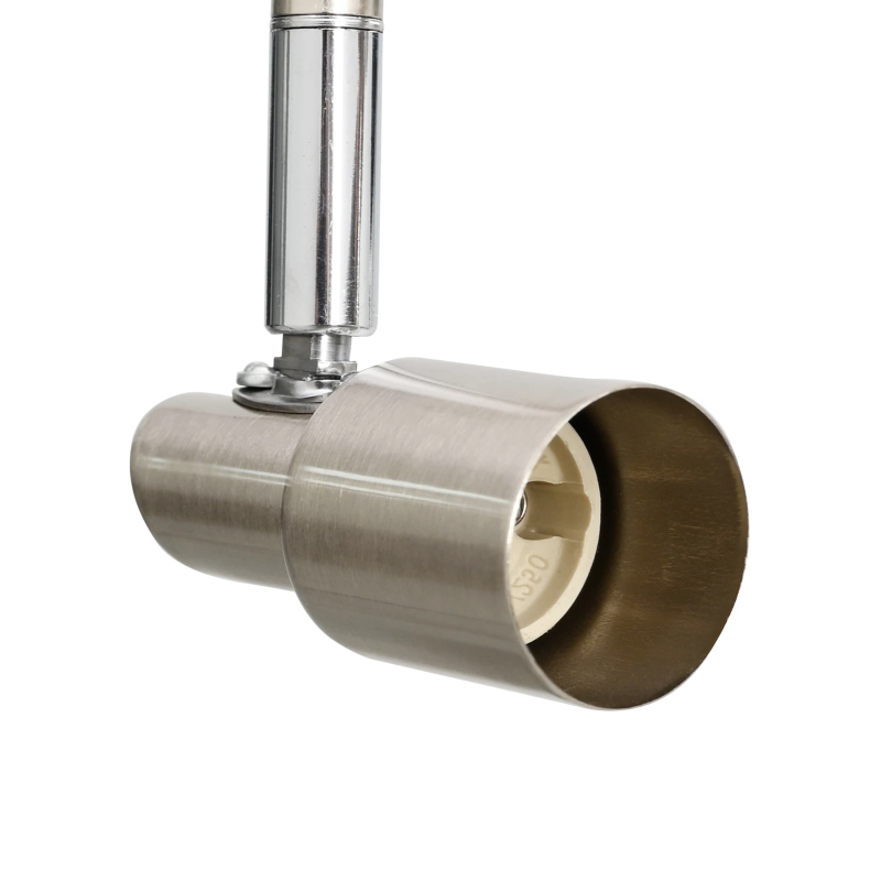 vidaXL Griestu prožektors Niķelis 39 x 10,5 x 10,5 cm Tērauds