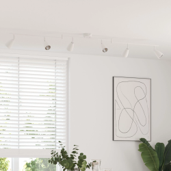 vidaXL Griestu prožektors Balts 25.5 x 8 x 16 cm Metāla