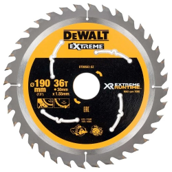 DeWALT Zāģripa XR EXTREME 190mm x 30mm 36T CSB