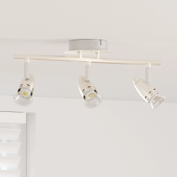 vidaXL Griestu prožektors Niķelis 36,5 x 10 x 12,5 cm Metāla