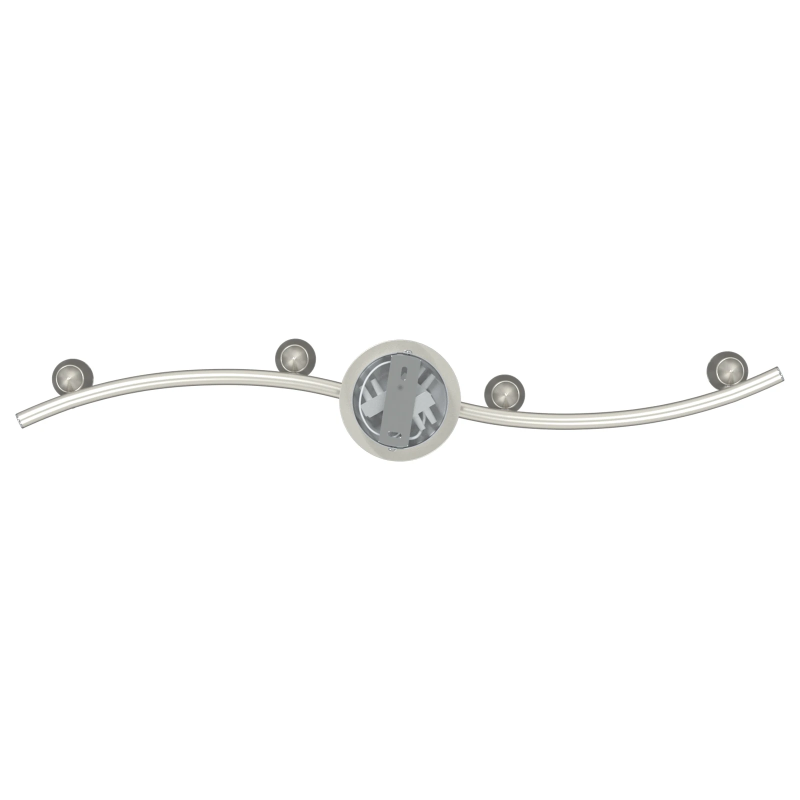 vidaXL Griestu prožektors Niķelis 27 x 10 x 12 cm Metāla