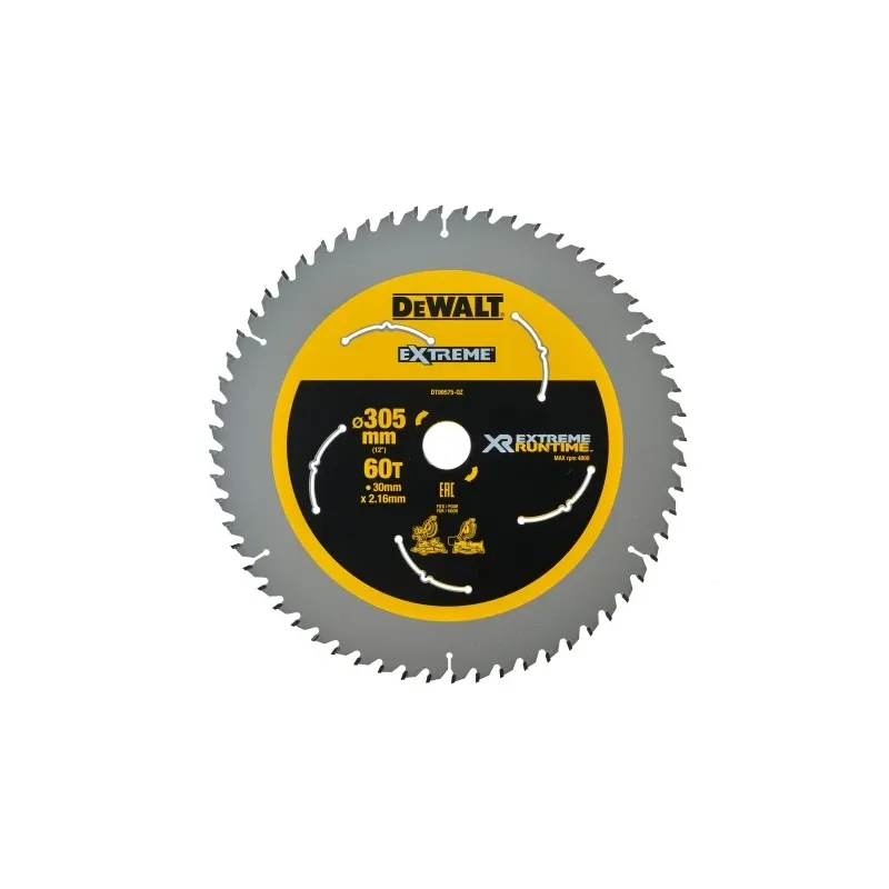 DeWALT Zāģripa 305 x 30mm x 60T XR FLEXVOLT