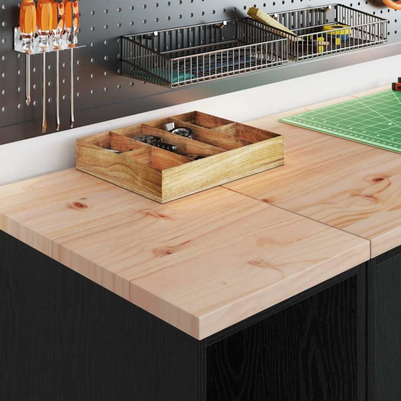 vidaXL garāžas skapji, 2 gab., melna, inženierijas koks