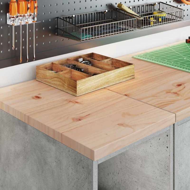 vidaXL garāžas skapji, 2 gab., betona pelēki, inženierijas koks