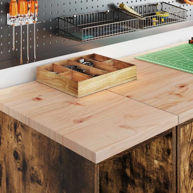 vidaXL garāžas skapji, 2 gab., ozolkoka krāsa, inženierijas koks