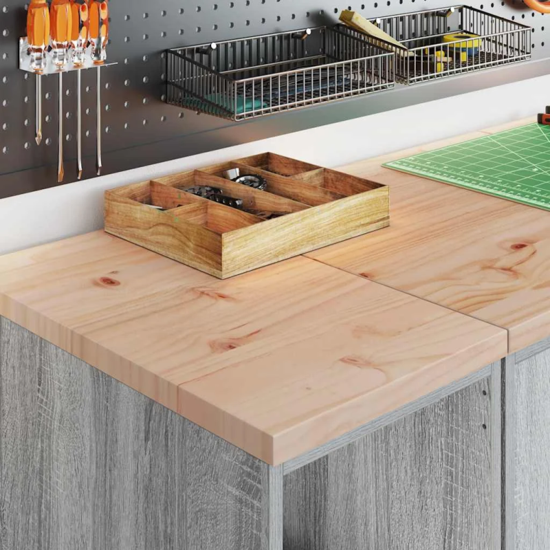 vidaXL garāžas skapji, 2gab., pelēka ozolkoka krāsa, inženierijas koks