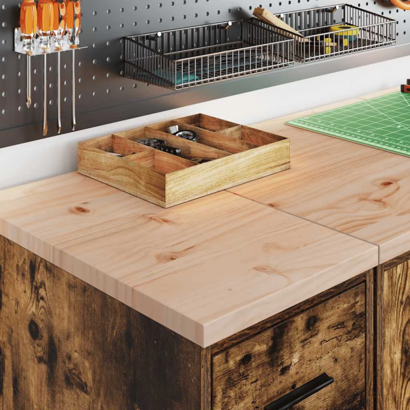 vidaXL garāžas skapji, 2 gab., ozolkoka krāsa, inženierijas koks