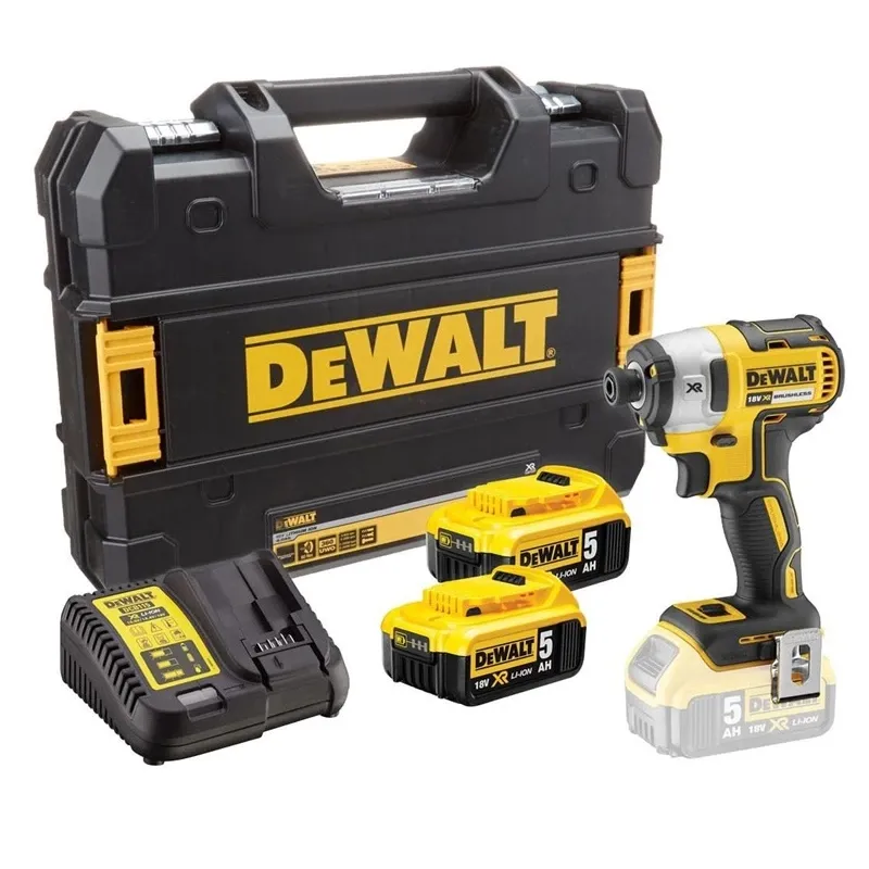 Akumulatora skrūvgriezējs Dewalt DCF887P2-QW DCF887P2-QW, 18 V, 5000 mAh