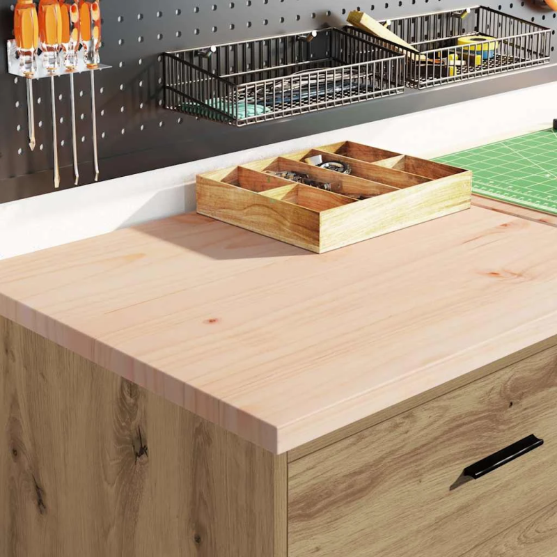 vidaXL garāžas skapji, 2 gab., artisano ąžuolo, inženierijas koks