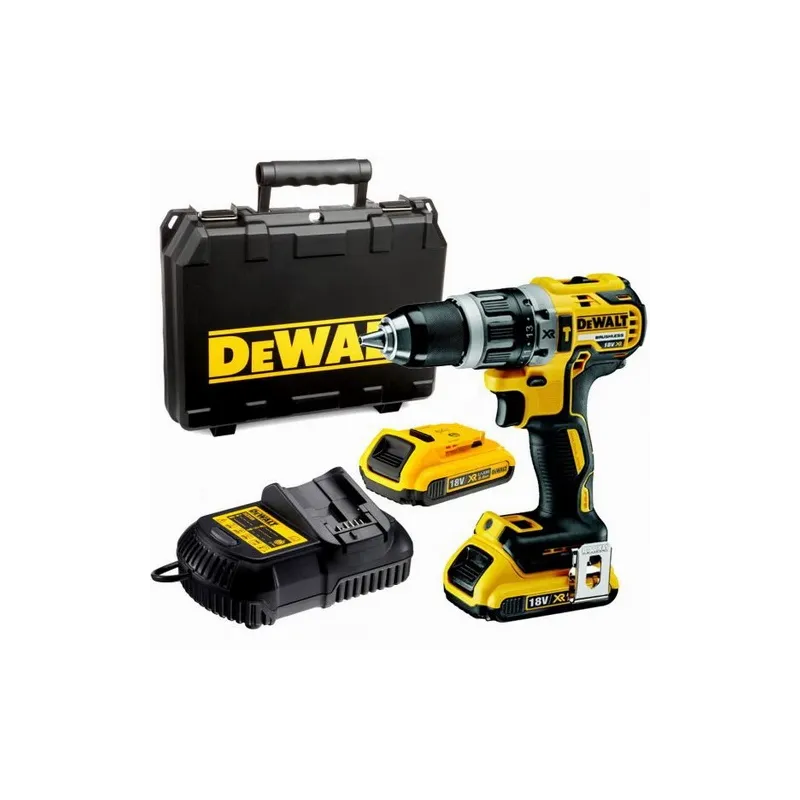 Bezvadu triecienurbjmašīna- skrūvgriezis ar bateriju Dewalt DCD796D2-QW, 18 V