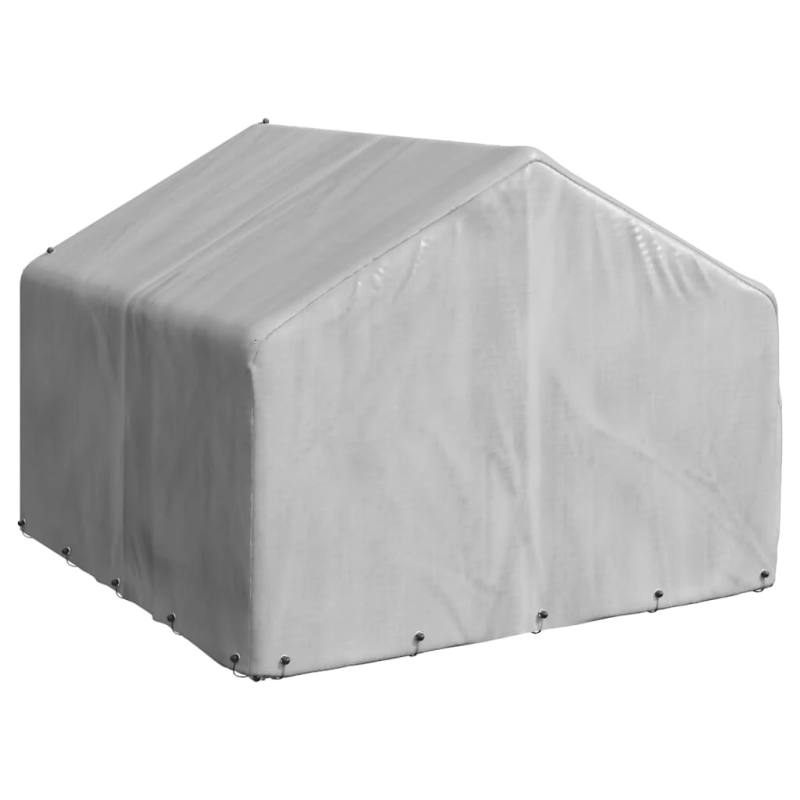 vidaXL āra suņu voljērs ar pārsegu, 2x2x1,5 m, cinkots tērauds