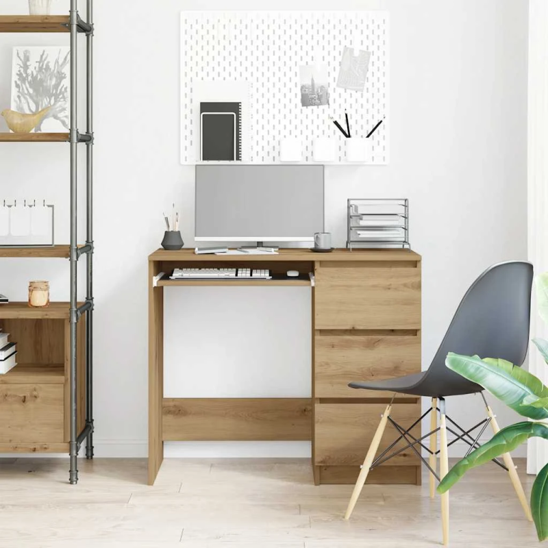 vidaXL Galds Artisan Oak 90x45x76 cm Engineered Wood