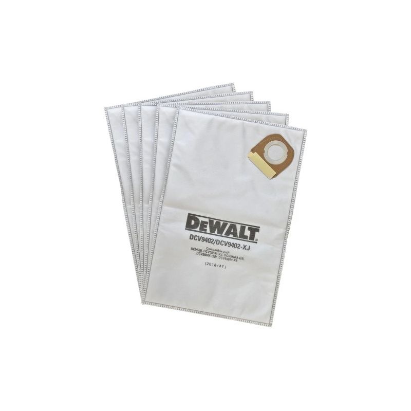 DeWALT Auduma putekļu maisi priekš DCV586, 5gb