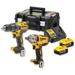 DeWALT 2 akumulatora instrumentu komplekts, DCD791 un DCF894