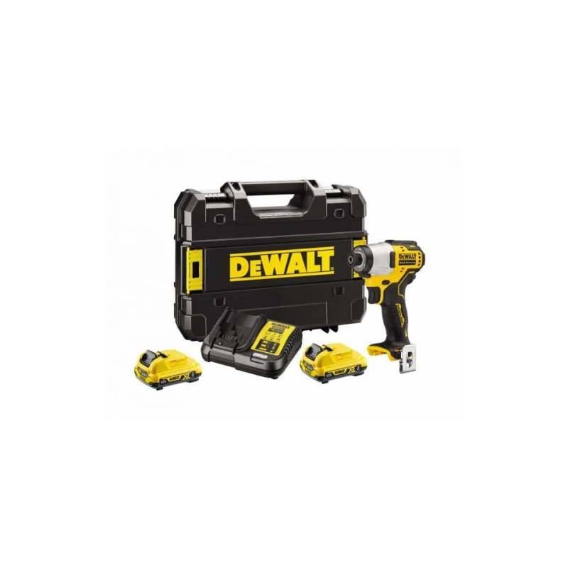 Akumulatora skrūvgriezējs ar bateriju Dewalt DCF801D2-QW, 10.8 - 12 V, 2 Ah