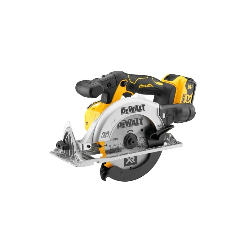 DeWALT Cirkulārais zāģis 18V XR BL 165mm T-STAK 2x5Ah