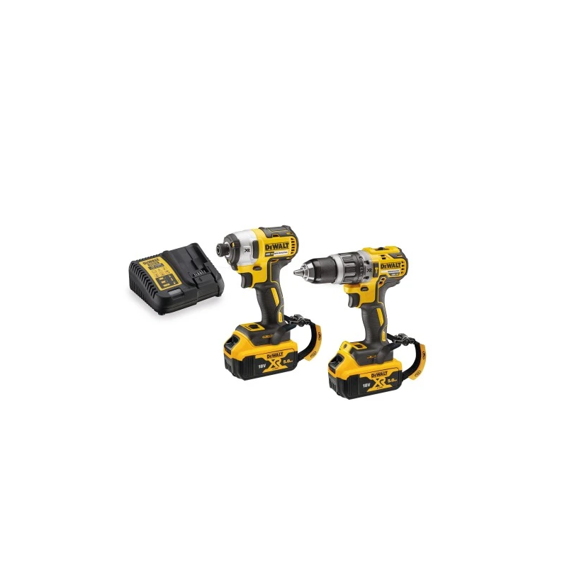 DeWALT Instrumentu komplekts LANYARD 18V ,DCD796+DCF887, 2x5Ah