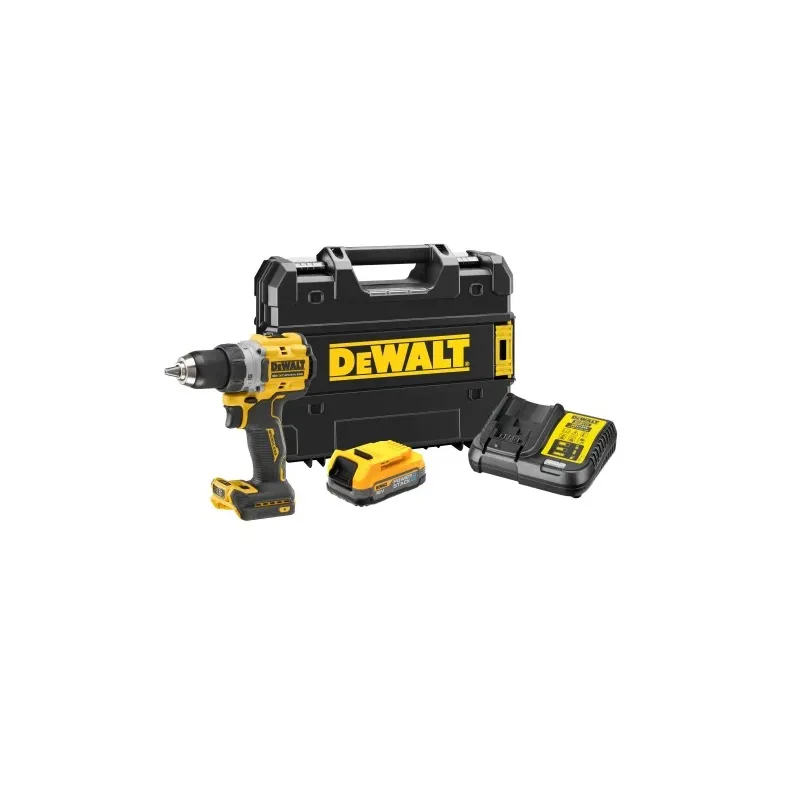 Urbis ar bateriju Dewalt DCD800E1T, 18 V, 1.7 Ah