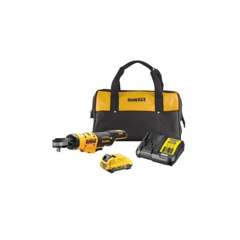 DeWALT 12V Sprūdrata atslēga 1-4" 1X2Ah