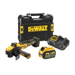 DeWALT Leņķa slīpmašīna 125mm FVADV ,ātr.reg., 18V 1x6Ah TSTAK