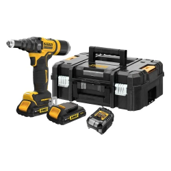 DeWALT Kniedēšanas pistole 4.8mm 18V 2x2Ah TSTAK