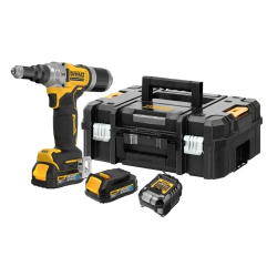 DeWALT Kniedēšanas pistole 6.4mm 18V PS 2x1.7Ah TSTAK