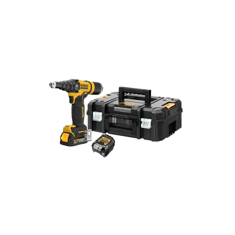 DeWALT Kniedēšanas pistole 4.8mm 18V PS 1x1.7Ah TSTAK