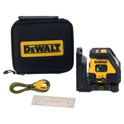 DeWALT Krustlīniju lāzera līmeņrādis USB sarkans