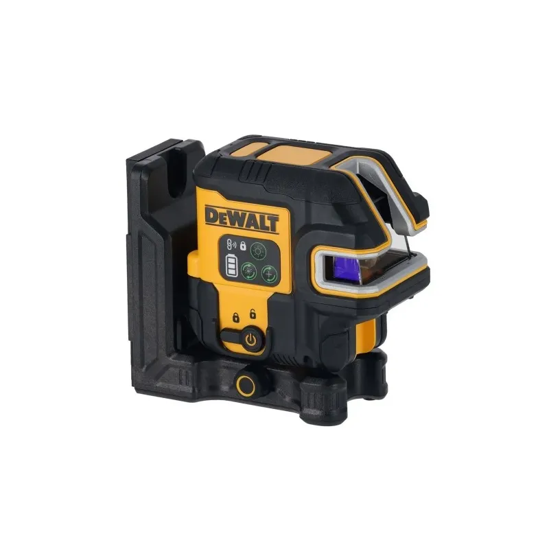 DeWALT Krustlīniju + 5punktu lāzera līmeņrādis USB zaļš
