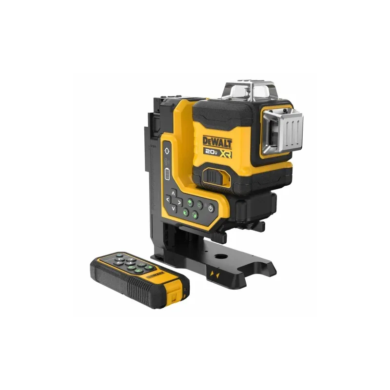 DeWALT Lāzera līmeņrādis zaļš ar tālvadības pulti 3X360 18V b-a