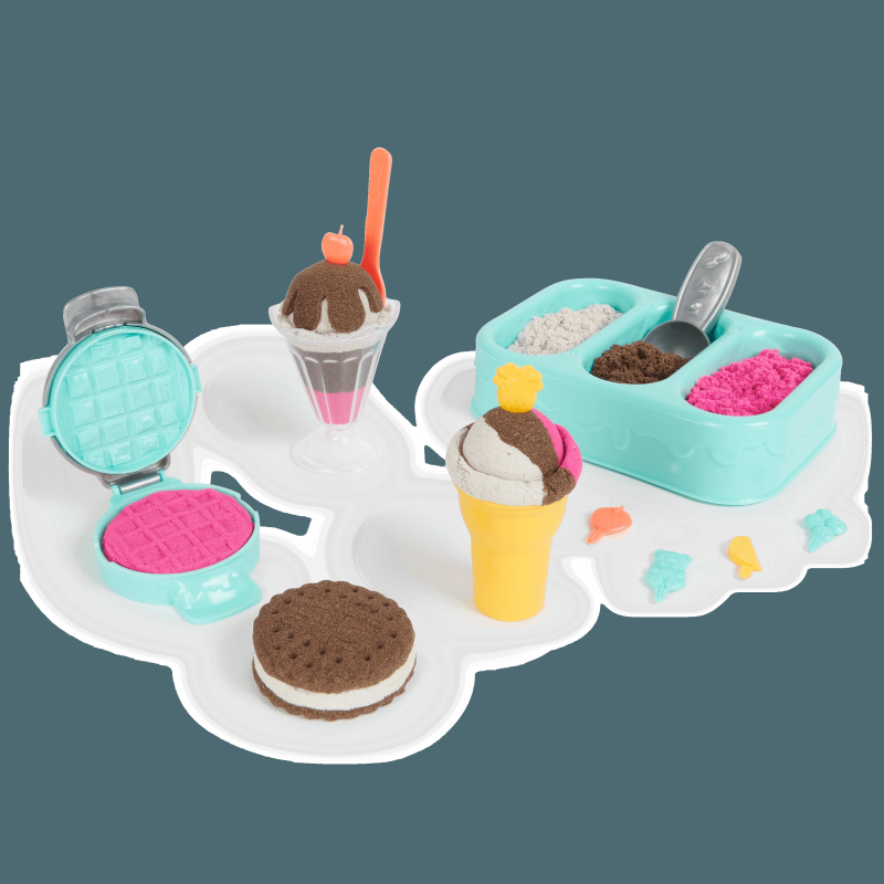 KINETIC SAND Rotaļu komplekts Saldējuma kārumi ,bez smaržas,