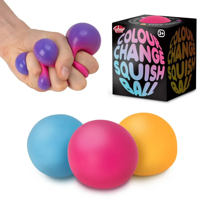 Viedais plastilīns Tobar Scrunchems ball, daudzkrāsaina