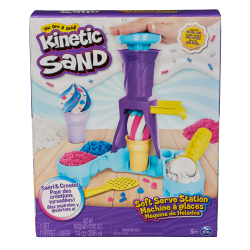 Kinētiskās smiltis soft serve station