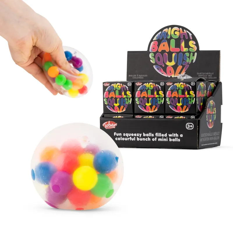 Išmanusis plastilinas Tobar Scrunchems Bright Ball, įvairių spalvų