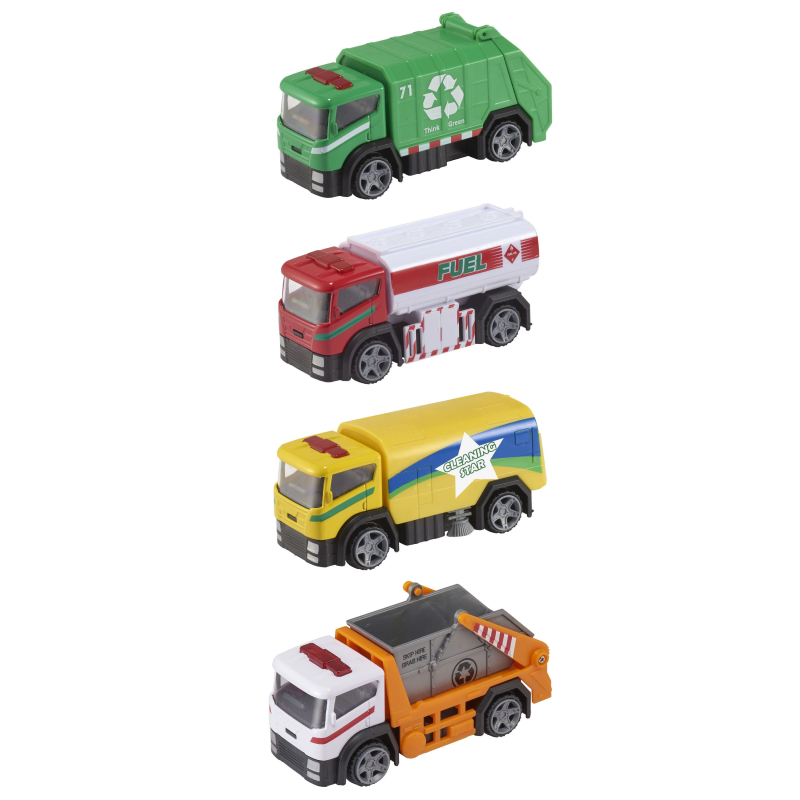 TEAMSTERZ 4" Pilsētas automašīna 12 cm