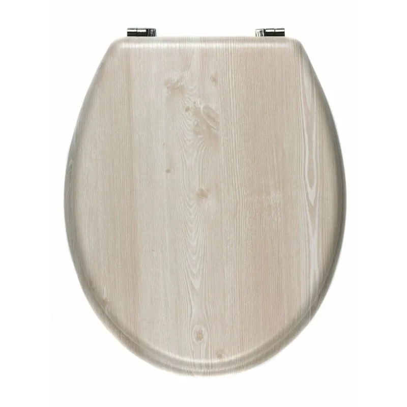 Beldray LA033710WOAKFEU7 Wooden MDF Toilet Seat - White Oak