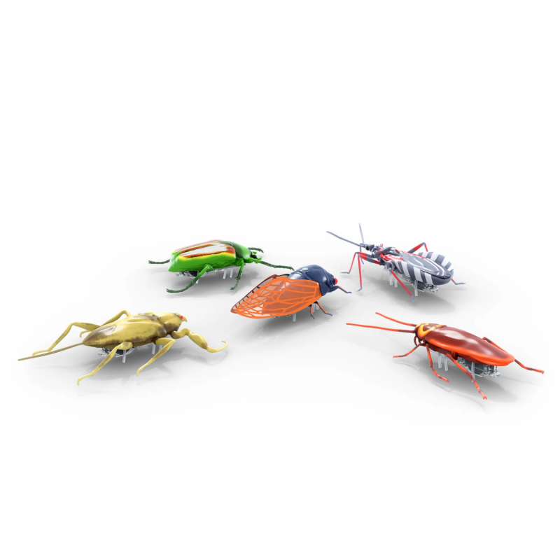 HEXBUG Interaktīvā rotaļlieta Nano reālistiskās vaboles, 5-paka