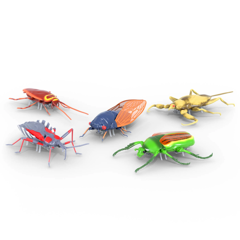 HEXBUG Interaktīvā rotaļlieta Nano reālistiskās vaboles, 5-paka