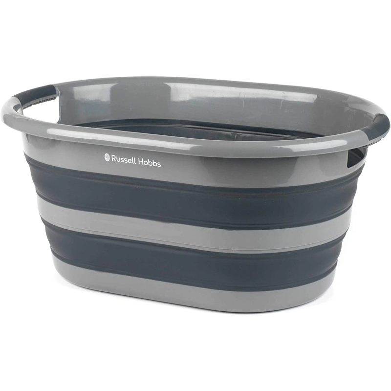 Russell Hobbs LA053879GRYFEU7 Collapsible laundry basket 27L