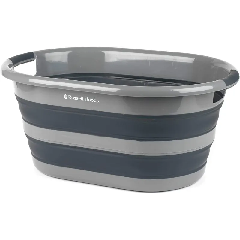 Russell Hobbs LA053879GRYF1EU7 Collapsible laundry basket 27L