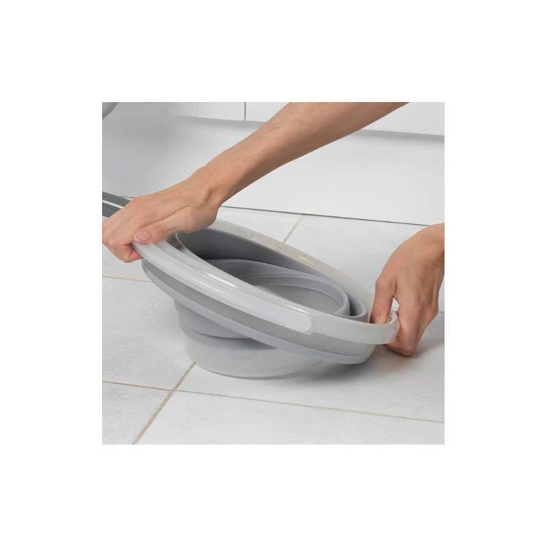 Beldray LA084354GRYBEU7 Glisten Glitter Collapsible bucket 10L