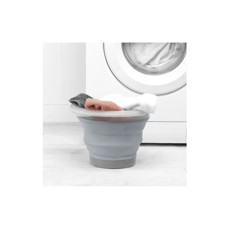 Beldray LA084354GRYBEU7 Glisten Glitter Collapsible bucket 10L