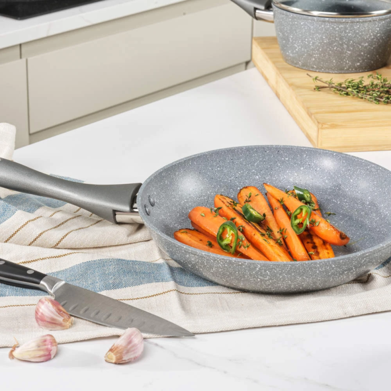 Salter BW02763G1EU7 Marblestone 24cm Frying Pan