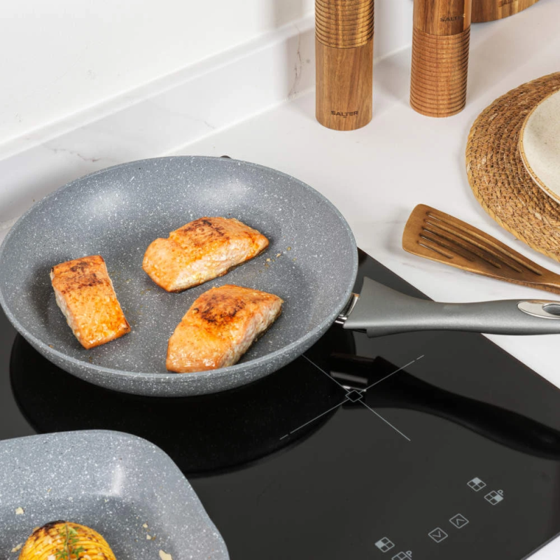 Salter BW02764G1EU7 Marblestone 28cm Frying Pan