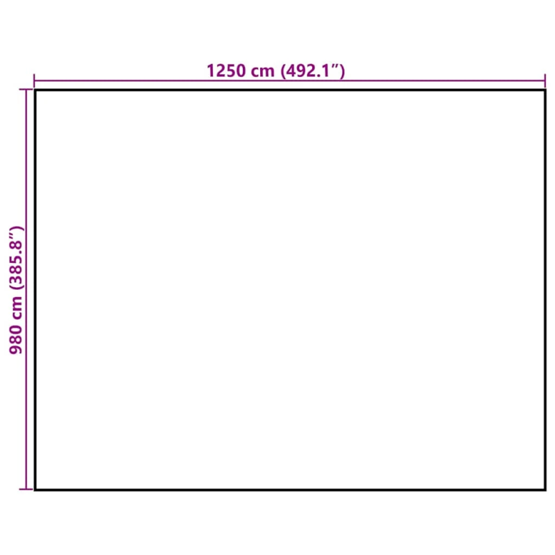 vidaXL siena kaudze 9,8x12,5 m 140 g-m² polipropilēns