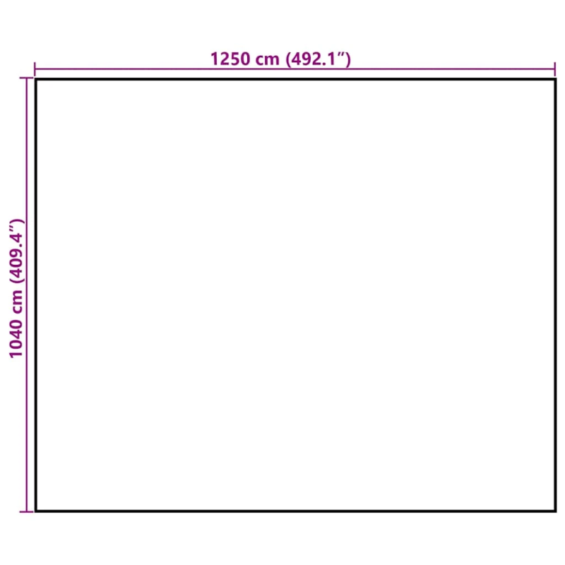 vidaXL siena kaudze 10,4x12,5 m 140 g-m² polipropilēns