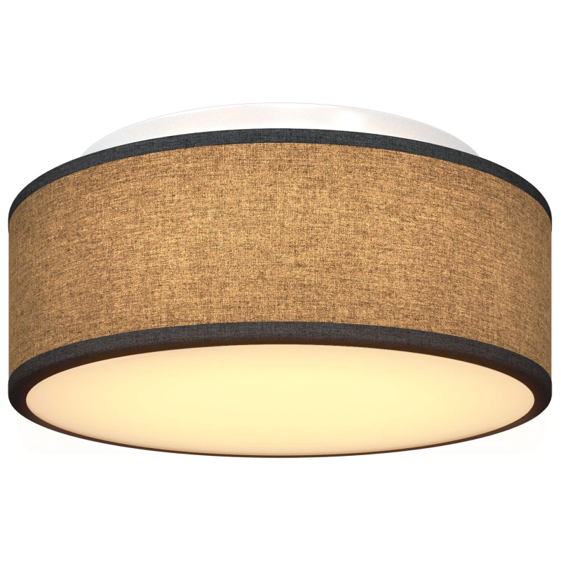 vidaXL Griestu lampa ar prožektoriem Melna 30 x 30 x 13,5 cm audums