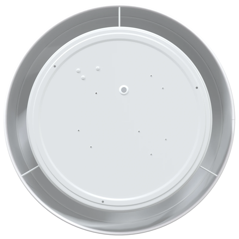 vidaXL Griestu lampa ar prožektoriem Balts 30 x 30 x 13,5 cm audums