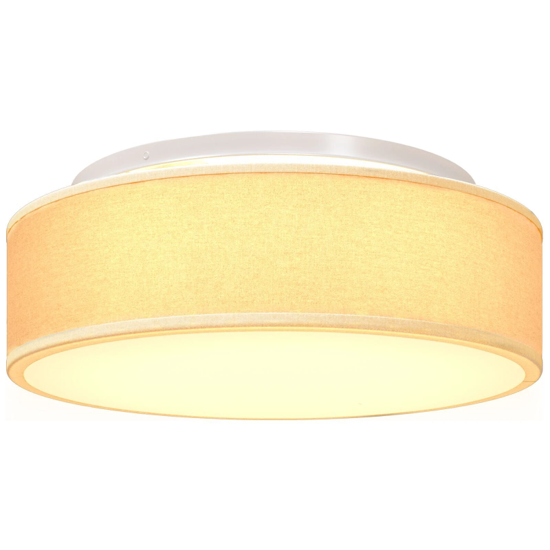 vidaXL Griestu lampa ar prožektoriem Balts 38 x 38 x 13,5 cm audums